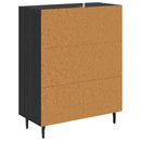 Sideboard Sort eg 69,5 x 34 x 90 cm Konstrueret træ