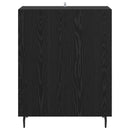 Sideboard Sort eg 69,5 x 34 x 90 cm Konstrueret træ