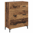 Sideboard Gammelt træ 69,5 x 34 x 90 cm Ingeniørt træ og jern