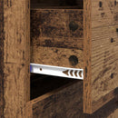 Sideboard Gammelt træ 69,5 x 34 x 90 cm Ingeniørt træ og jern