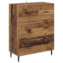 Sideboard Gammelt træ 69,5 x 34 x 90 cm Ingeniørt træ og jern