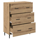 Sideboard med skuffe Artisan Egetræ 69,5 x 34 x 90 cm