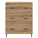 Sideboard med skuffe Artisan Egetræ 69,5 x 34 x 90 cm