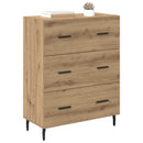 Sideboard med skuffe Artisan Egetræ 69,5 x 34 x 90 cm