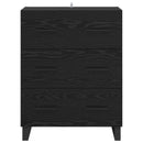 Sideboard Sort eg 69,5 x 34 x 90 cm Ingeniørt træ og jern