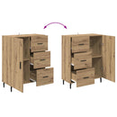Sideboard med skuffe Artisan Egetræ 69,5 x 34 x 90 cm