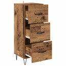 Sideboard Gammelt træ 34 x 34,5 x 90 cm Konstrueret træ