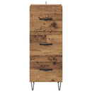 Sideboard Gammelt træ 34 x 34,5 x 90 cm Konstrueret træ
