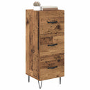 Sideboard Gammelt træ 34 x 34,5 x 90 cm Konstrueret træ