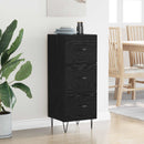 Sideboard Sort eg 34 x 34,5 x 90 cm Konstrueret træ