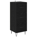 Sideboard Sort eg 34 x 34,5 x 90 cm Konstrueret træ