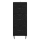 Sideboard Sort eg 34 x 34,5 x 90 cm Konstrueret træ