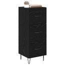 Sideboard Sort eg 34 x 34,5 x 90 cm Konstrueret træ