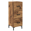 Sideboard Gammelt træ 34,5 x 34 x 90 cm Konstrueret træ