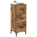 Sideboard Gammelt træ 34,5 x 34 x 90 cm Konstrueret træ