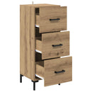 Sideboard Artisan Egetræ 34,5 x 34 x 90 cm Konstrueret træ