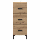 Sideboard Artisan Egetræ 34,5 x 34 x 90 cm Konstrueret træ