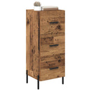 Sideboard Gammelt træ 34 x 34.5 x 90 cm Konstrueret træ