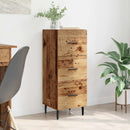 Sideboard Gammelt træ 34 x 34.5 x 90 cm Konstrueret træ