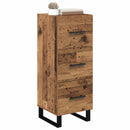 Sideboard Gammelt træ 34,5 x 34 x 90 cm Ingeniørt træ og jern