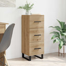 Sideboard med skuffe Artisan Egetræ 34,5 x 34 x 90 cm