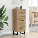 Sideboard med skuffe Artisan Egetræ 34,5 x 34 x 90 cm