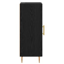 Sideboard Sort eg 34 x 34.5 x 90 cm Konstrueret træ