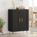 Sideboard Sort eg 69,5 x 34 x 90 cm Konstrueret træ