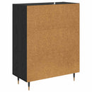 Sideboard Sort eg 69,5 x 34 x 90 cm Konstrueret træ