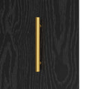 Sideboard Sort eg 69,5 x 34 x 90 cm Ingeniørt træ og jern