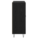 Sideboard Sort eg 69,5 x 34 x 90 cm Ingeniørt træ og jern