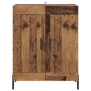 Sideboard Gammelt træ 69,5 x 34 x 90 cm Ingeniørt træ og jern