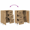 Sideboard Artisan Eg 69,5 x 34 x 90 cm Konstrueret træ