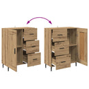 Sideboard med skuffe Artisan Egetræ 69,5 x 34 x 90 cm