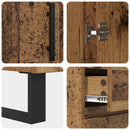 Sideboard Gammelt træ 69,5 x 34 x 90 cm Ingeniørt træ og jern
