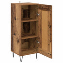 Sideboard Gammelt træ 34,5 x 34 x 90 cm Ingeniørt træ og jern
