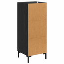 Sideboard Olden Sort eg 34,5 x 34 x 90 cm Ingeniørt træ og jern