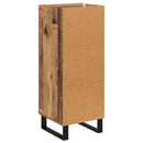 Sideboard Gammelt træ 34,5 x 34 x 90 cm Ingeniørt træ og jern