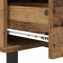 Sofabord Gammelt træ 55 x 55 x 36,5 cm Konstrueret træ
