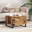 Sofabord Gammelt træ 55 x 55 x 36,5 cm Konstrueret træ