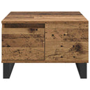 Sofabord Gammelt træ 55 x 55 x 36,5 cm Konstrueret træ