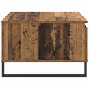 Sofabord Gammelt træ 55 x 55 x 36,5 cm Konstrueret træ