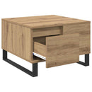 Sofabord Artisan Egetræ 55 x 55 x 36,5 cm Konstrueret træ
