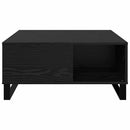 Sofabord Sort eg 80 x 80 x 36,5 cm Konstrueret træ