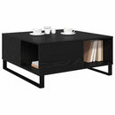 Sofabord Sort eg 80 x 80 x 36,5 cm Konstrueret træ