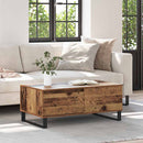 Sofabord Gammelt træ 90 x 50 x 36,5 cm Konstrueret træ