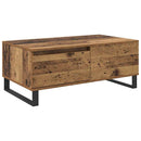 Sofabord Gammelt træ 90 x 50 x 36,5 cm Konstrueret træ