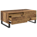 Sofabord Gammelt træ 90 x 50 x 36,5 cm Konstrueret træ