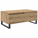 Sofabord Artisan Egetræ 90 x 50 x 36,5 cm Konstrueret træ