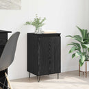 Sideboard Vægmonteret Sort eg 40 x 35 x 70 cm Konstrueret træ